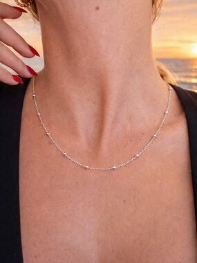 2mm Satellite Chain Custom Necklace (s925)